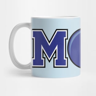 Bowling Mom Blue Mug